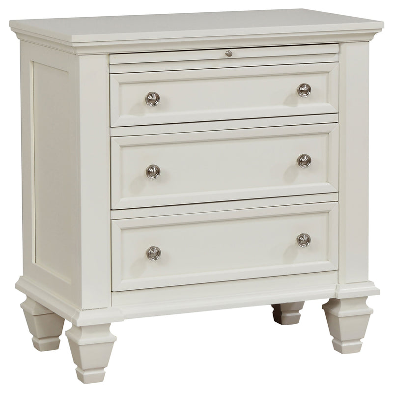 Sandy Beach Bedroom Set Cream White