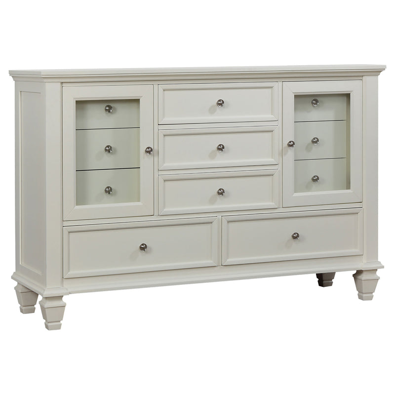 Sandy Beach Bedroom Set Cream White