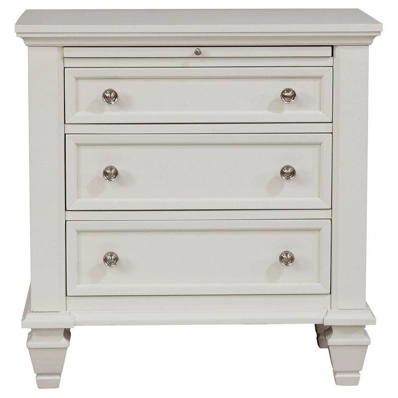 Sandy Beach Bedroom Set Cream White