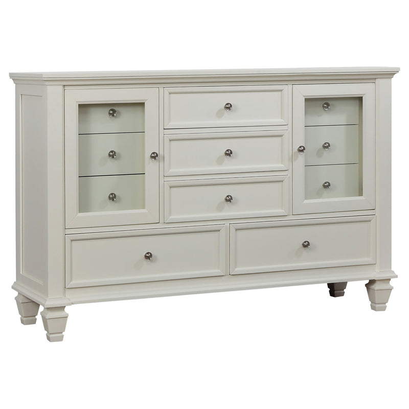 Sandy Beach Bedroom Set Cream White