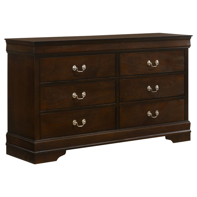 Louis Philippe Bedroom Set Cappuccino