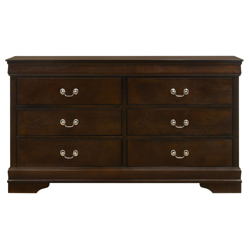 Louis Philippe Bedroom Set Cappuccino