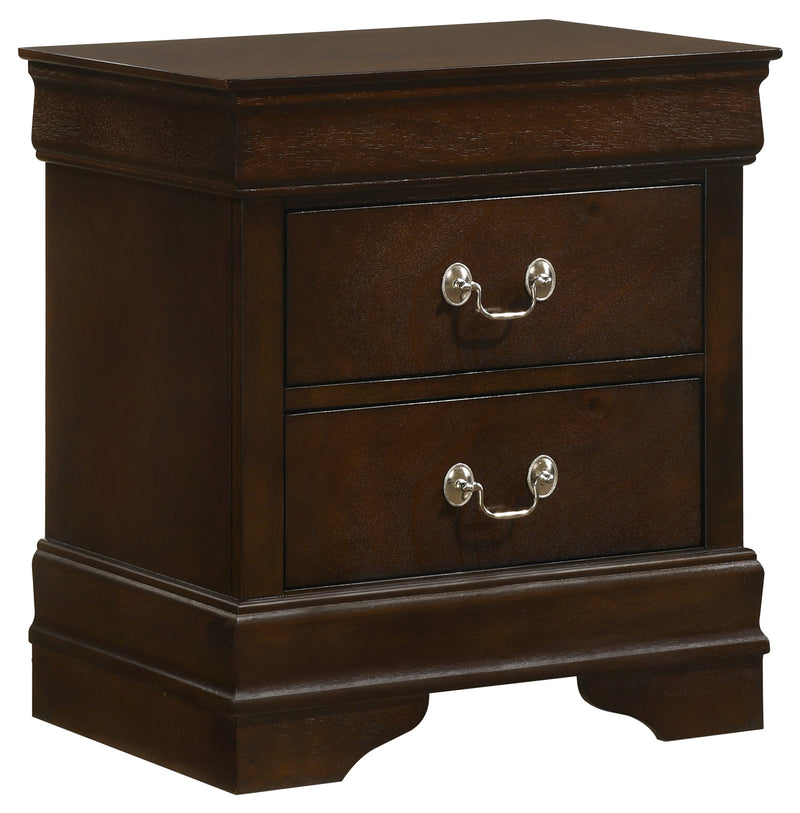 Louis Philippe Bedroom Set Cappuccino
