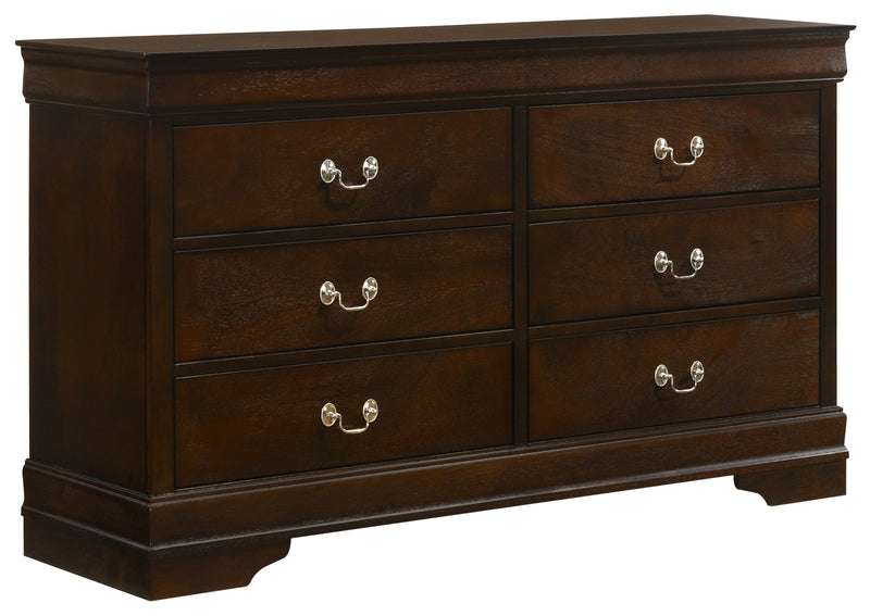 Louis Philippe Bedroom Set Cappuccino