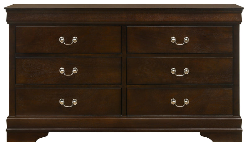Louis Philippe Bedroom Set Cappuccino