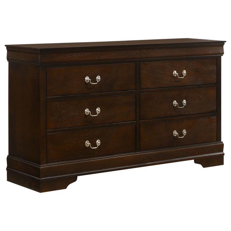 Louis Philippe Bedroom Set Cappuccino