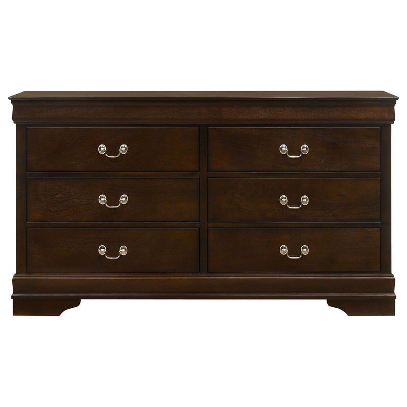 Louis Philippe Bedroom Set Cappuccino