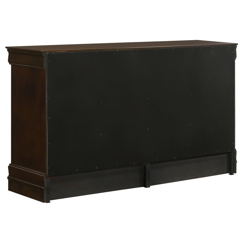 Louis Philippe Bedroom Set Cappuccino