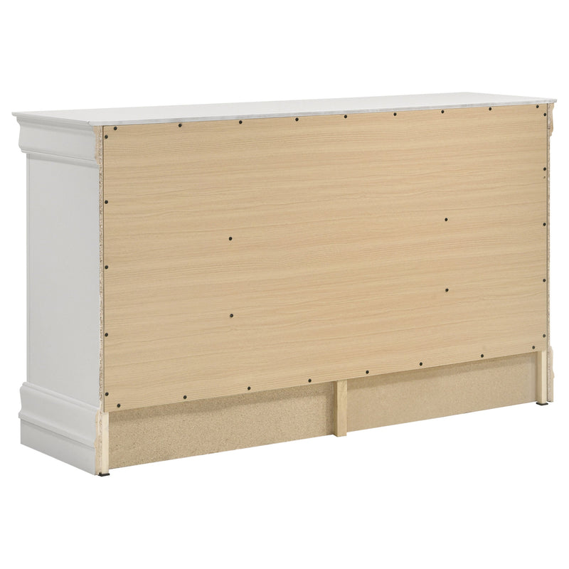 Louis Philippe Bedroom Set Cappuccino