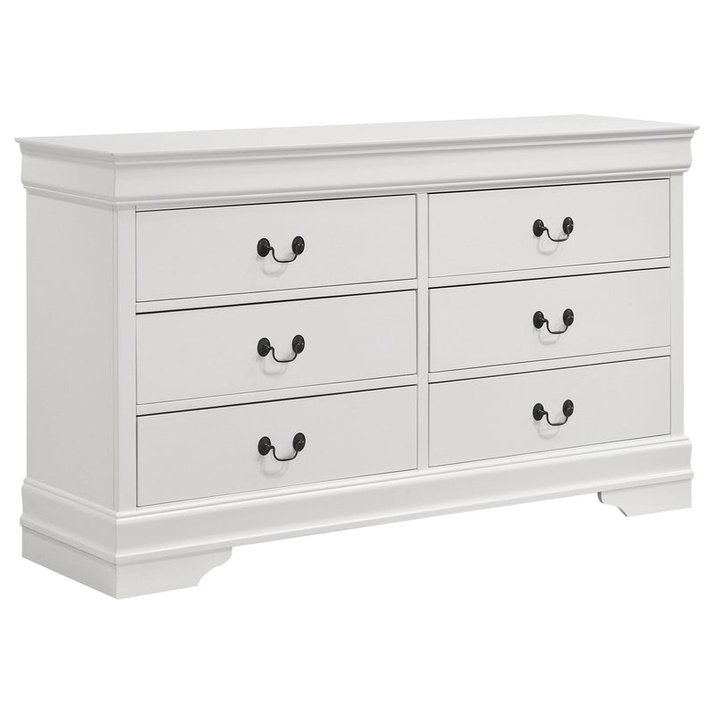 Louis Philippe Bedroom Set Cappuccino