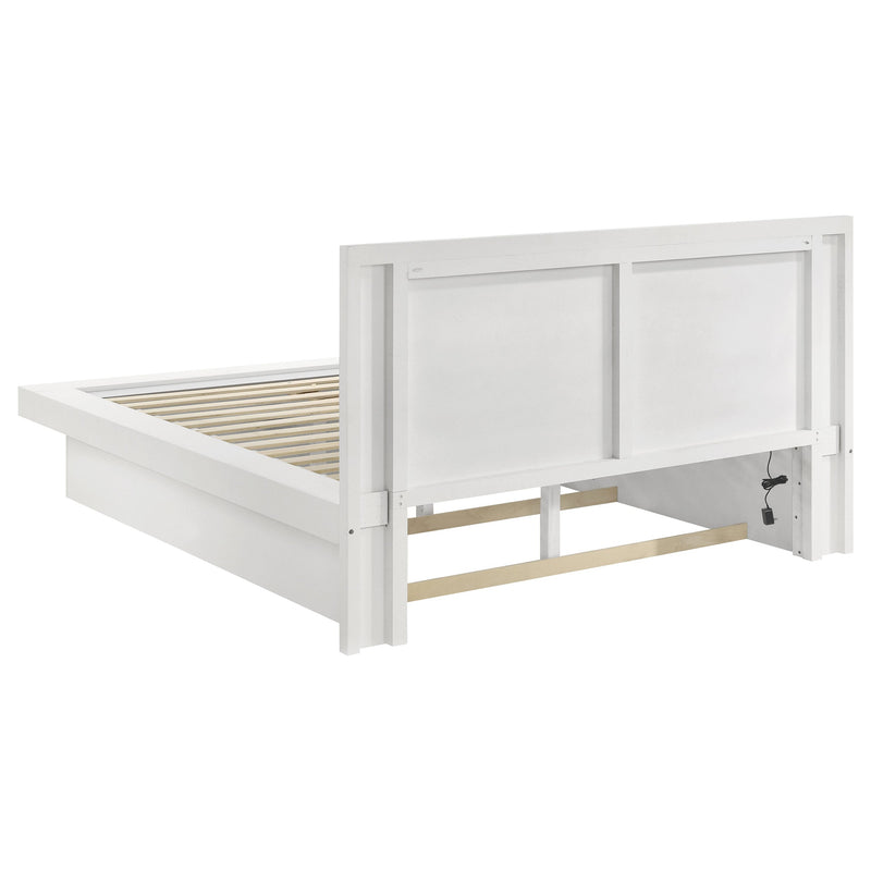 Jessica LED Bedroom Set Cappuccino