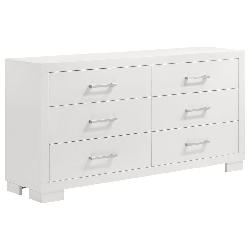 Jessica LED Bedroom Set Cappuccino