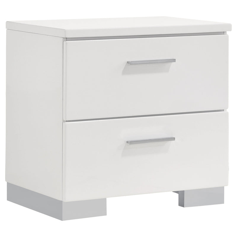 Felicity Bedroom Set White High Gloss