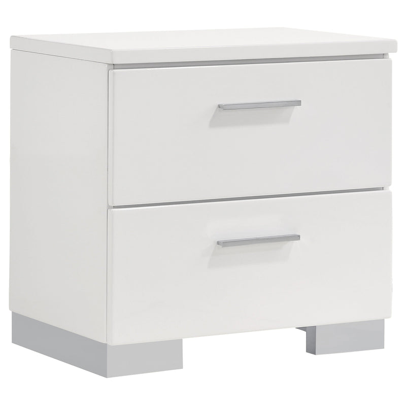 Felicity Bedroom Set White High Gloss