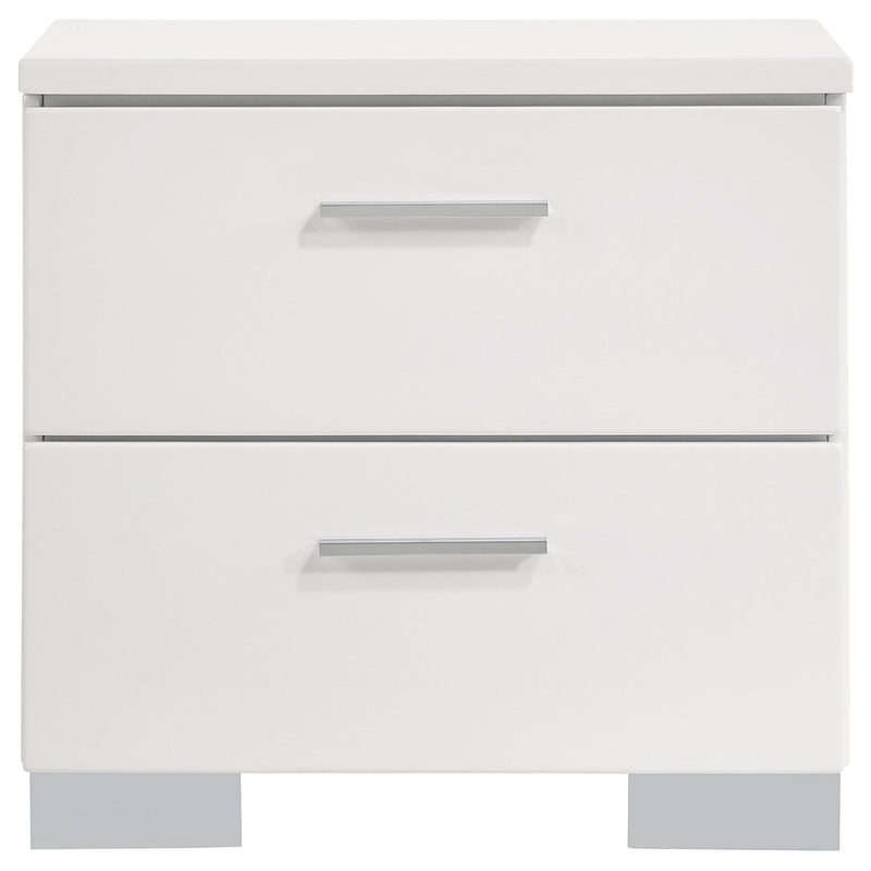 Felicity Bedroom Set White High Gloss