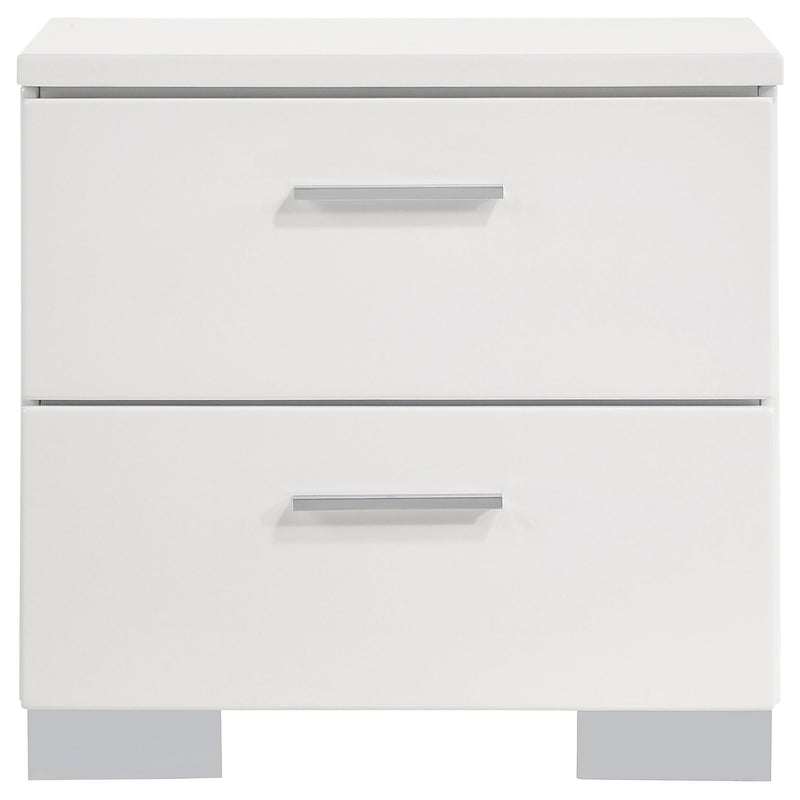 Felicity Bedroom Set White High Gloss
