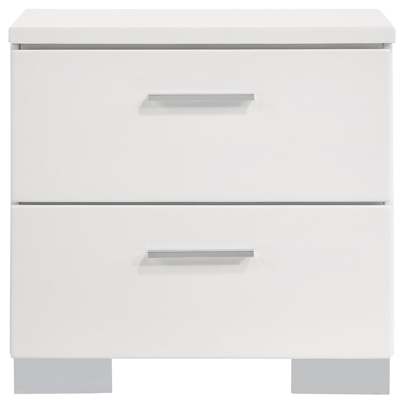 Felicity Bedroom Set White High Gloss