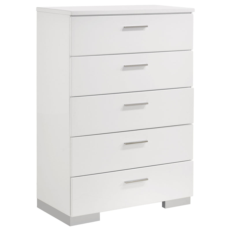 Felicity Bedroom Set High Gloss