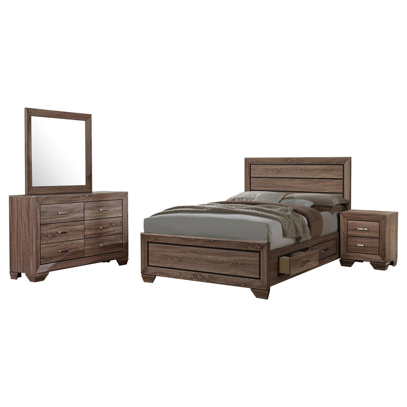 Kauffman Bedroom Set Washed Taupe