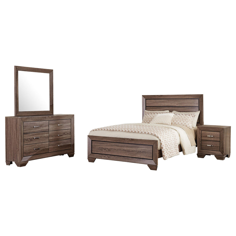 Kauffman Bedroom Set Washed Taupe