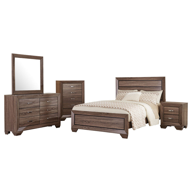 Kauffman Bedroom Set Washed Taupe