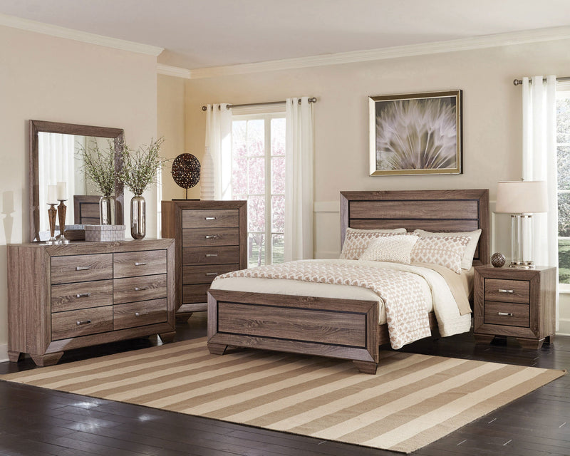 Kauffman Bedroom Set Washed Taupe