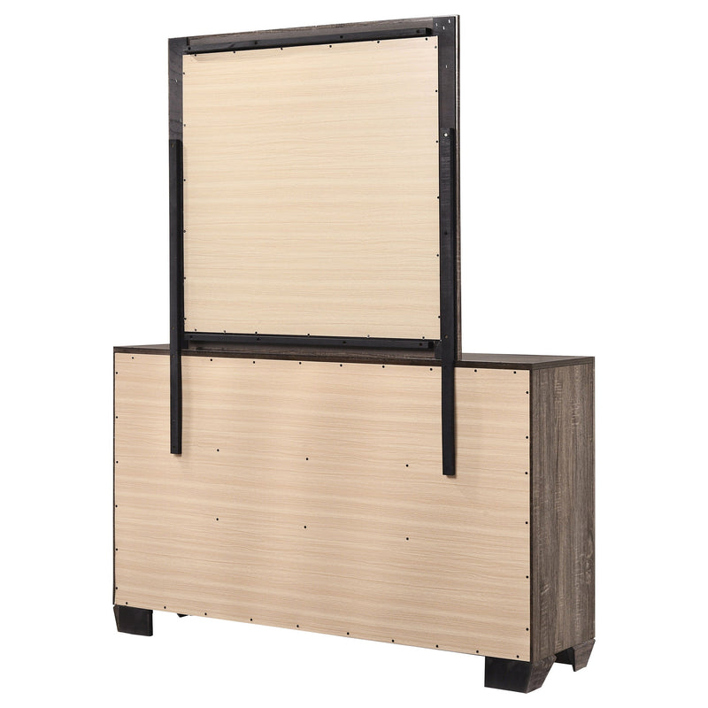 Kauffman 6-drawer Dresser with Mirror