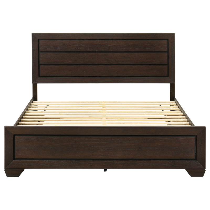 Kauffman Wood Storage Panel Bed