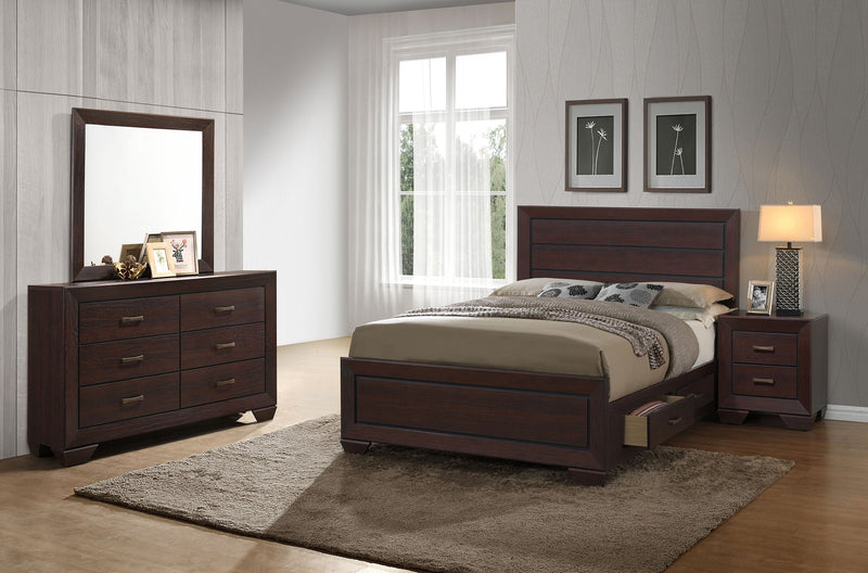 Kauffman Bedroom Set Washed Taupe