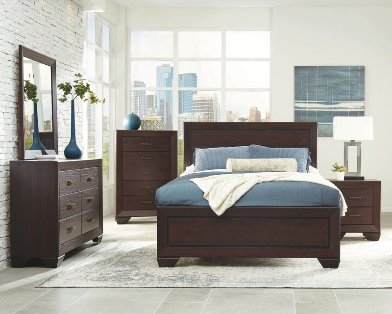Kauffman Bedroom Set Washed Taupe