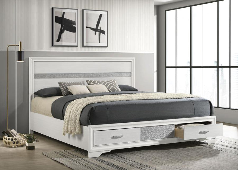 Miranda 51-inch Wood Storage Panel Bed