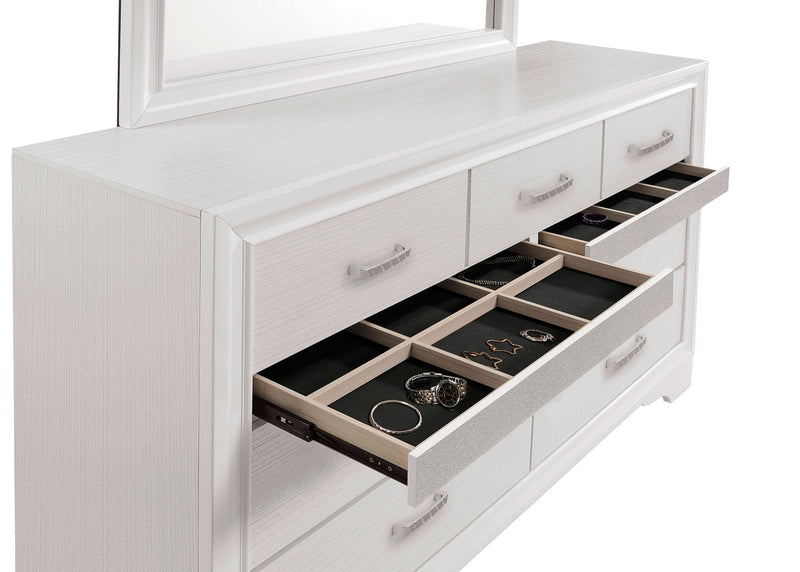 Miranda 7-drawer Dresser with Mirror