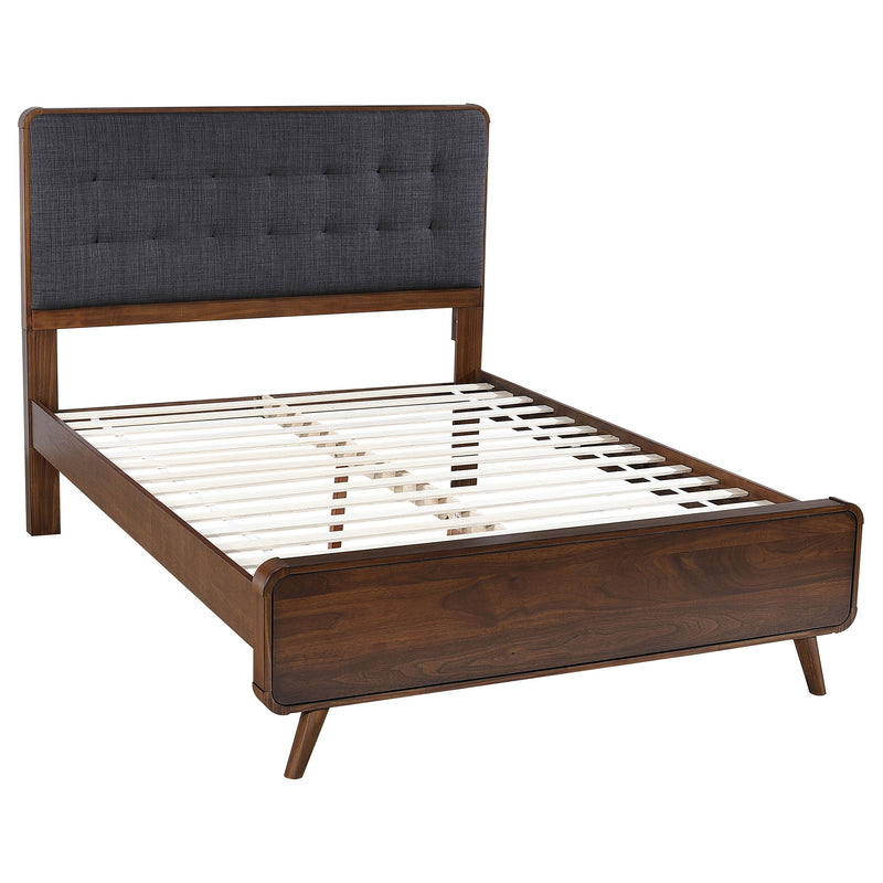 Robyn Bedroom Set Dark Walnut