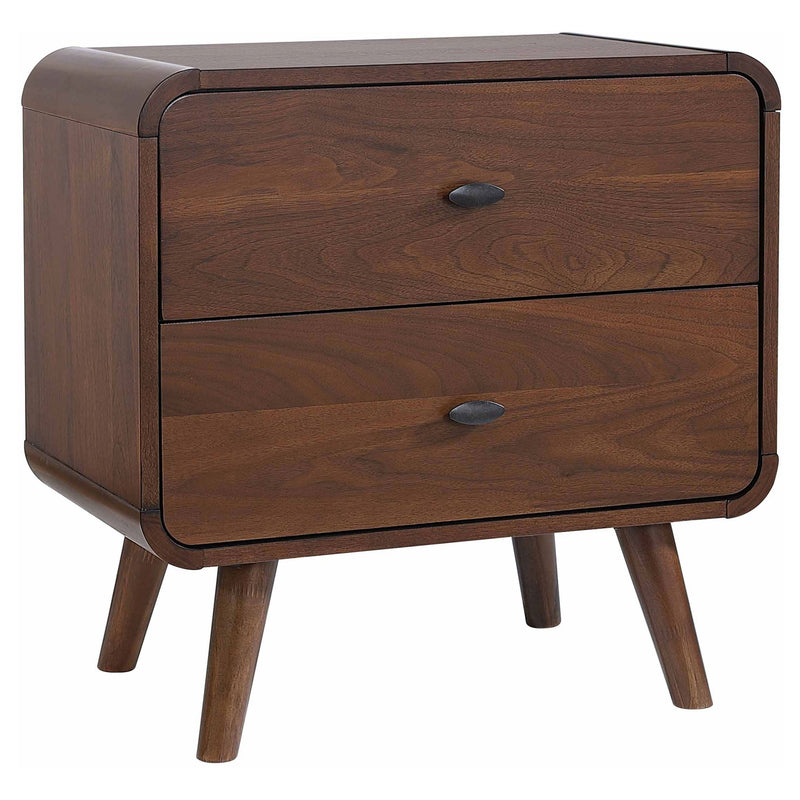 Robyn Bedroom Set Dark Walnut