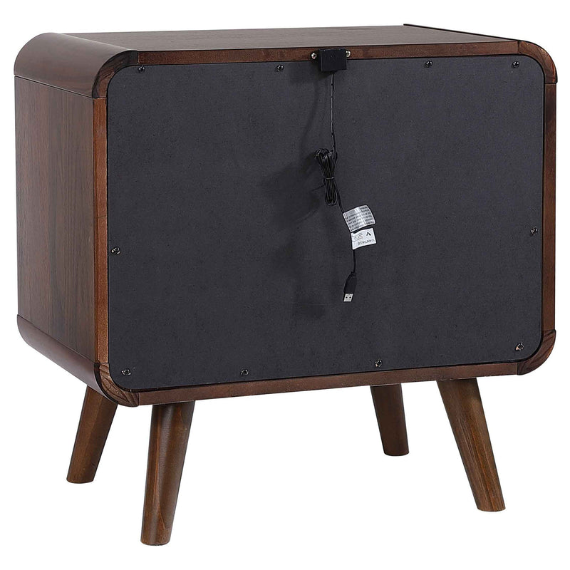 Robyn Bedroom Set Dark Walnut