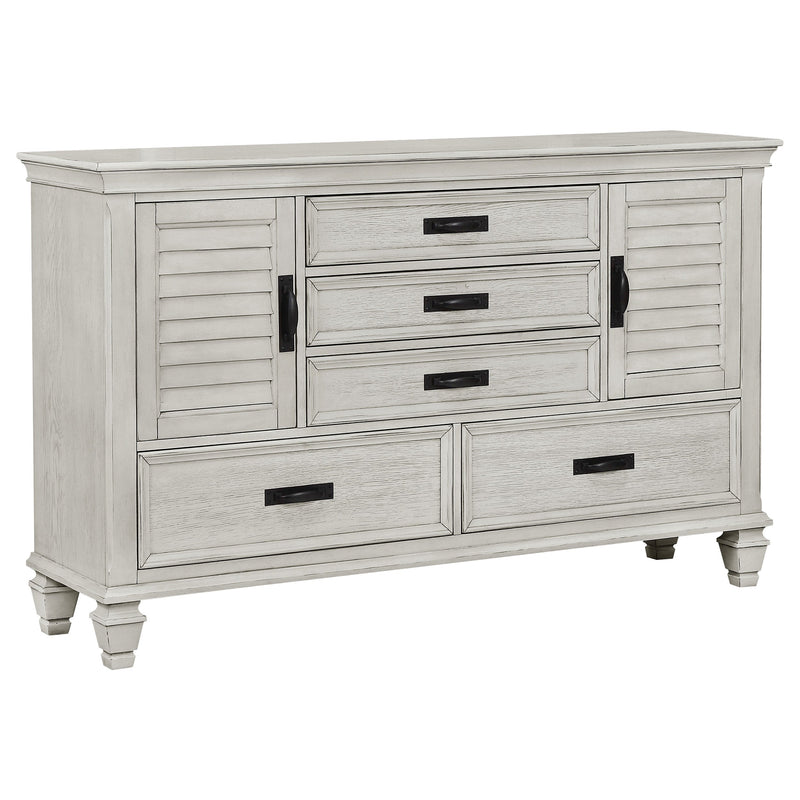 Franco Bedroom Set Distressed
