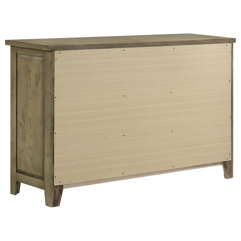 Hazlewood 6-drawer Bedroom Dresser Cabinet Vineyard Oak