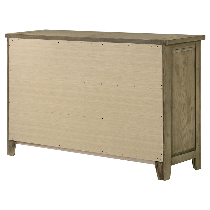 Hazlewood 6-drawer Bedroom Dresser Cabinet Vineyard Oak
