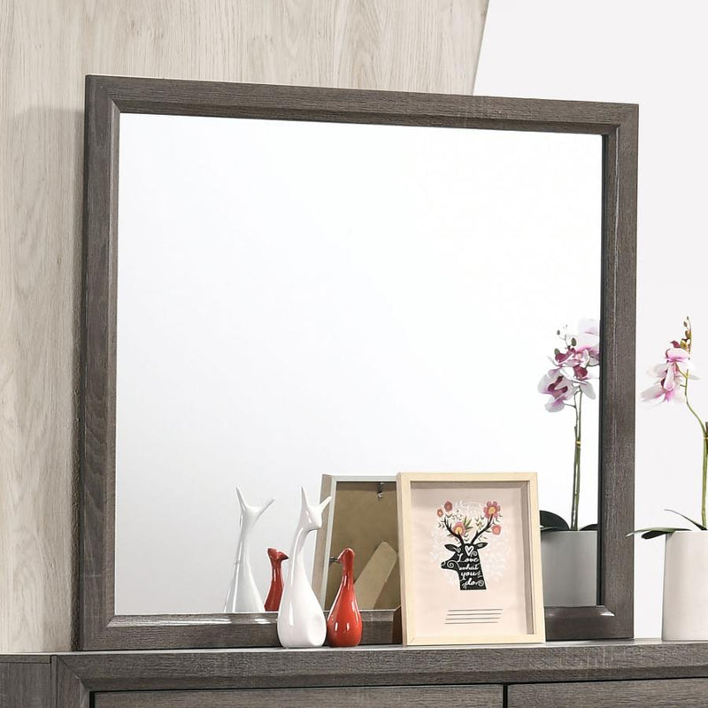 Watson Dresser Mirror Grey Oak — Mikes Furniture and Appliances