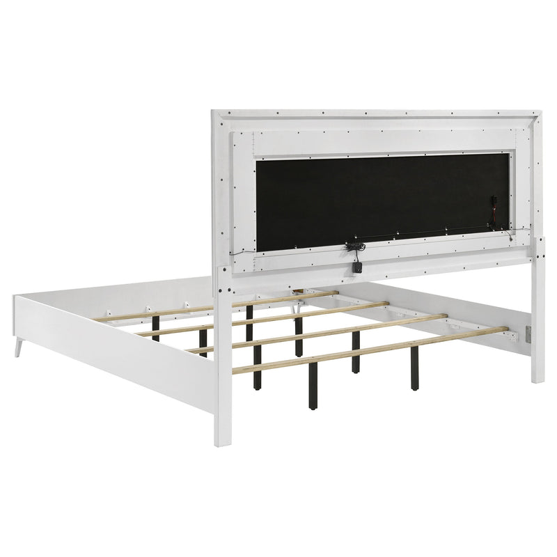 Cassia LED Bedroom Set High Gloss