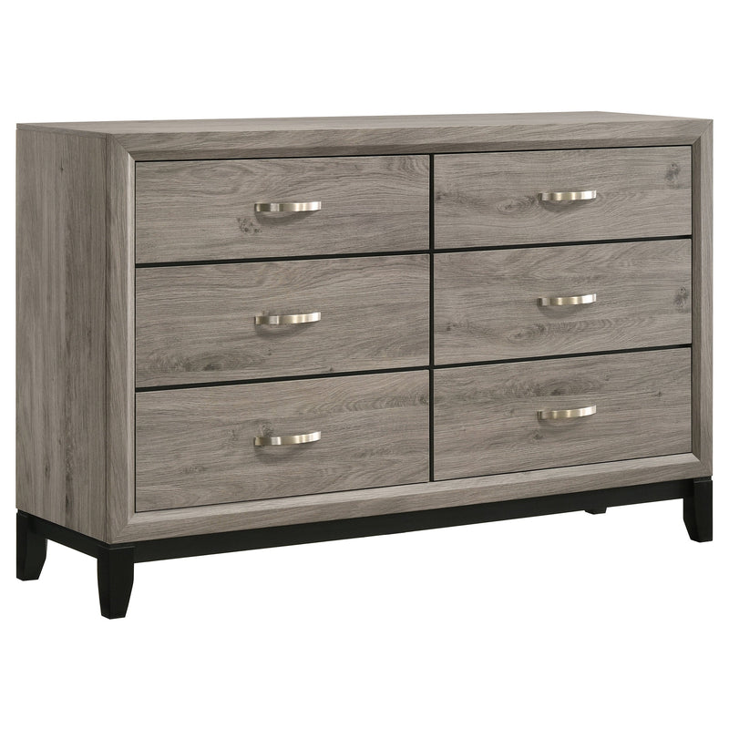 Watson Five-piece Bedroom Set Light Taupe