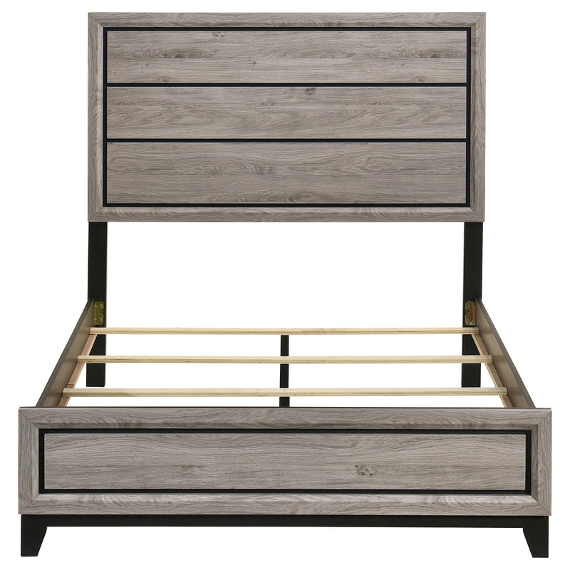 Watson Wood Panel Bed Light Taupe