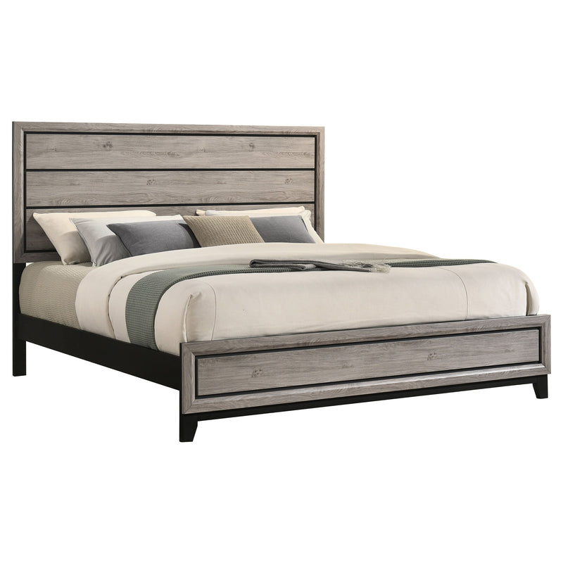 Watson Wood Panel Bed Light Taupe