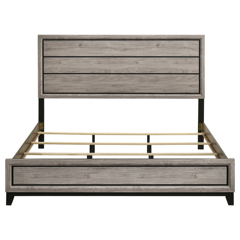 Watson Wood Panel Bed Light Taupe
