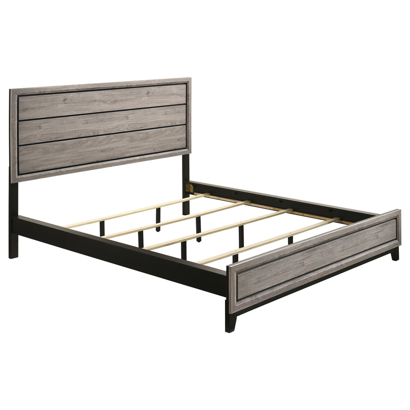 Watson Wood Panel Bed Light Taupe