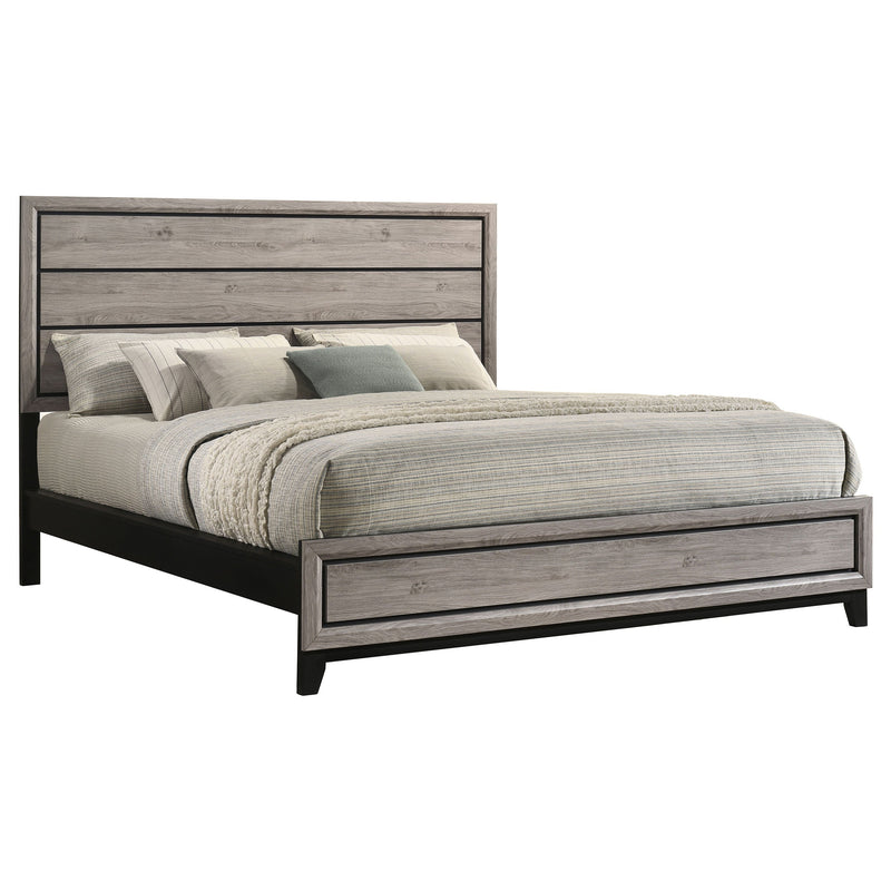 Watson Wood Panel Bed Light Taupe