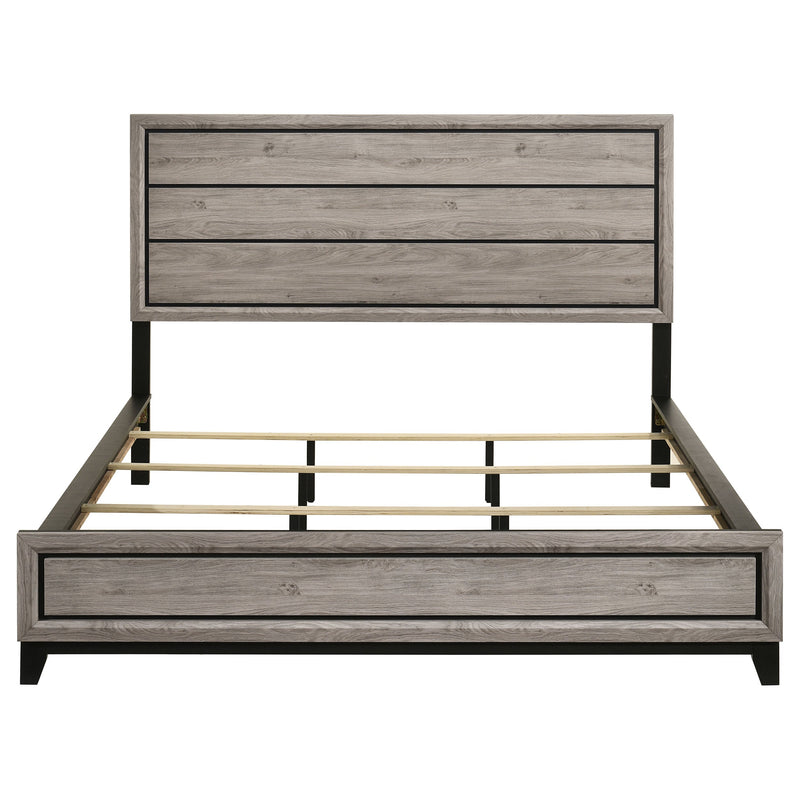 Watson Wood Panel Bed Light Taupe