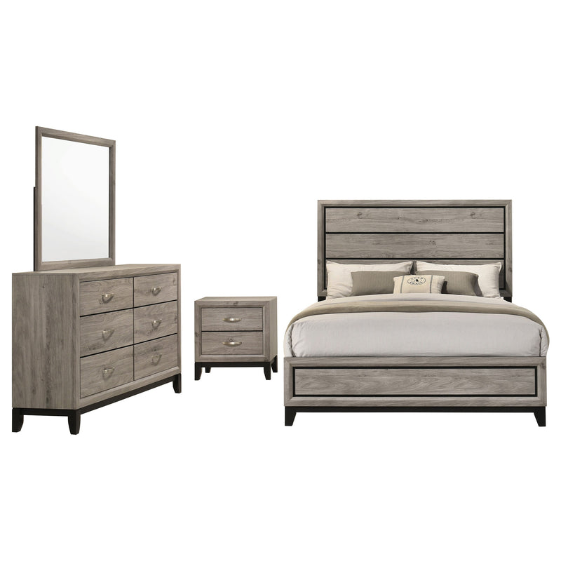 Watson Four-piece Bedroom Set Light Taupe
