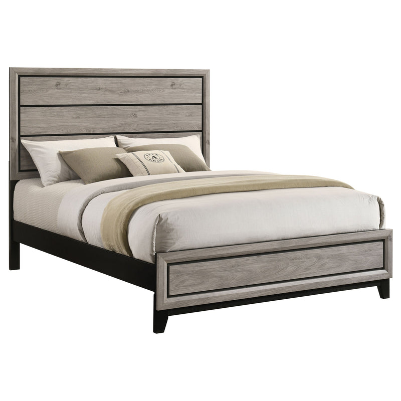 Watson Wood Panel Bed Light Taupe