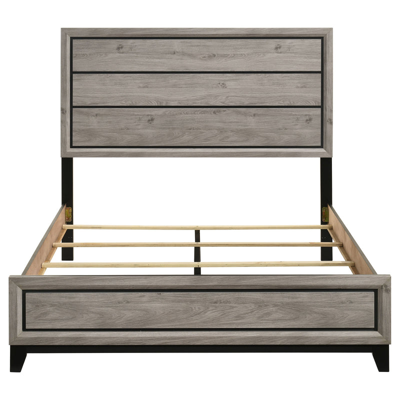 Watson Wood Panel Bed Light Taupe